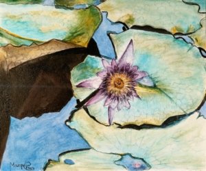 Plantae 5 - sur papier aquarelle 150x180 P5