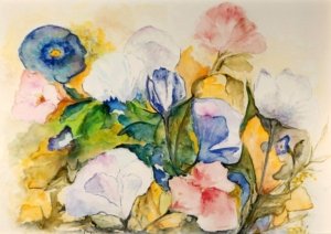 Plantae 6 - sur papier aquarelle 200x300 P6